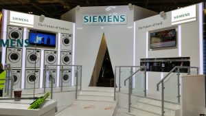 Siemens halo led lit sign
