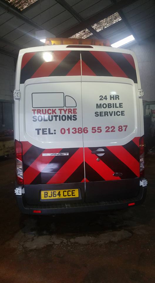 Truck tyre solutions vehicle graphics