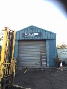 Skinners signage